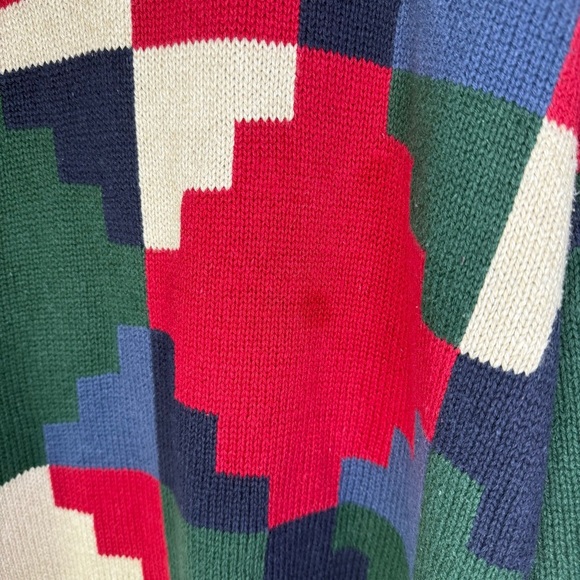 Bold Vintage Geometric Sweater – ARCHITECT (M) - Picture 4 of 4